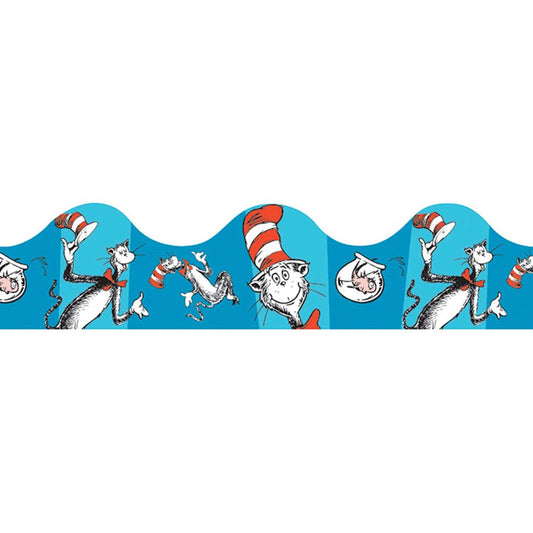 Cat in the Hat Blue Deco Trim