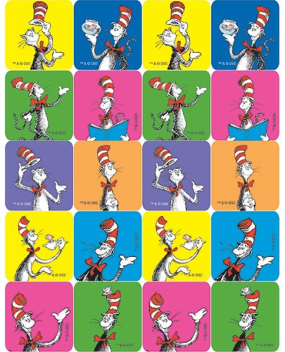 Dr. Seuss Cat in the Hat Theme Stickers
