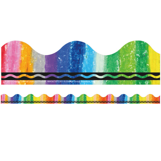 Crayola Rainbow Border Trim
