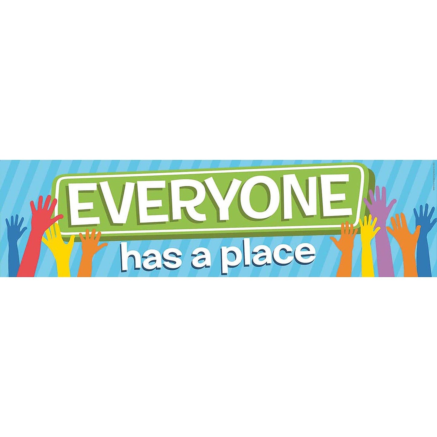 A Teachable Town Everyone Has A Place Horizontal Banner