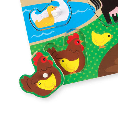 Farm Peg Puzzle - 8 pieces