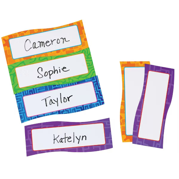 Dowling Magnets® Magnetic Name Plates, Pack of 20
