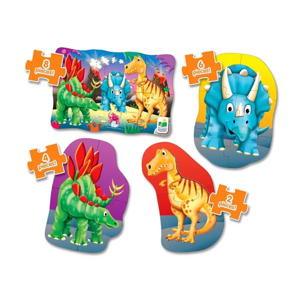 My First Puzzles - 4 In A Box - Dino 20pc Jigsaw Puzzle