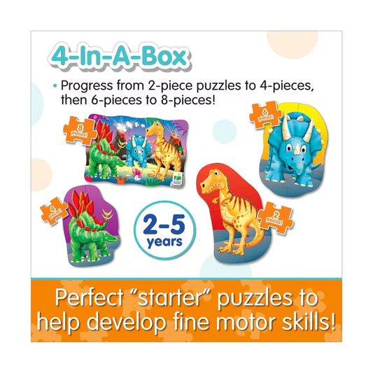 My First Puzzles - 4 In A Box - Dino 20pc Jigsaw Puzzle