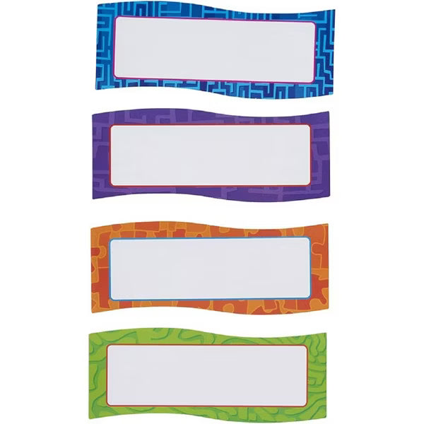 Dowling Magnets® Magnetic Name Plates, Pack of 20