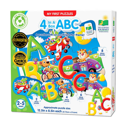 My First Puzzles - 4 In A Box - ABC 20pc Jigsaw Puzzle