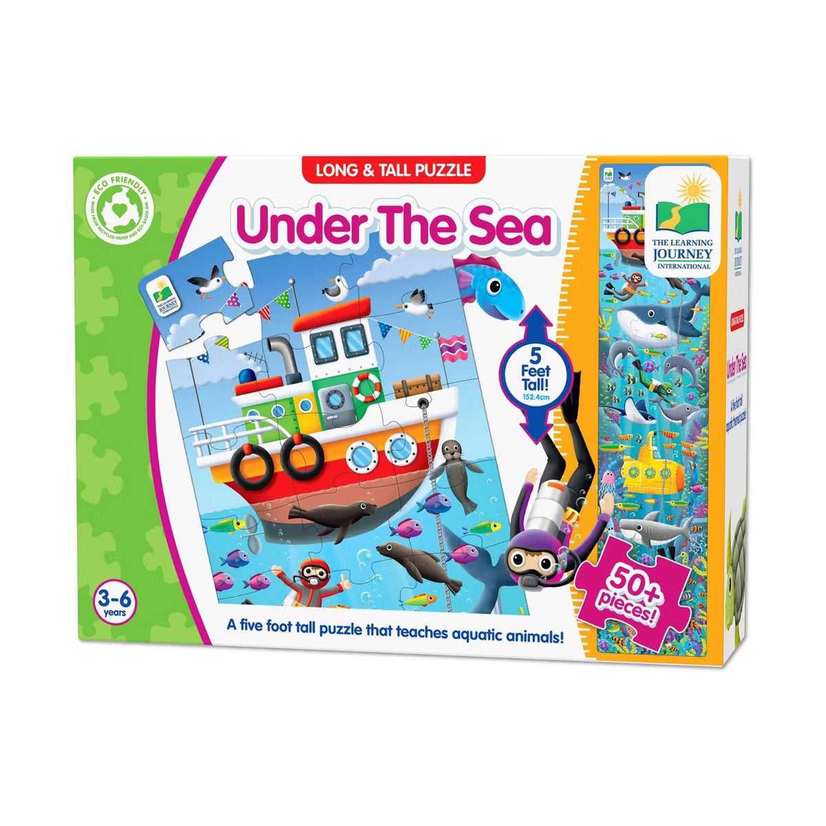 Long & Tall Puzzle - Under The Sea: 50pc