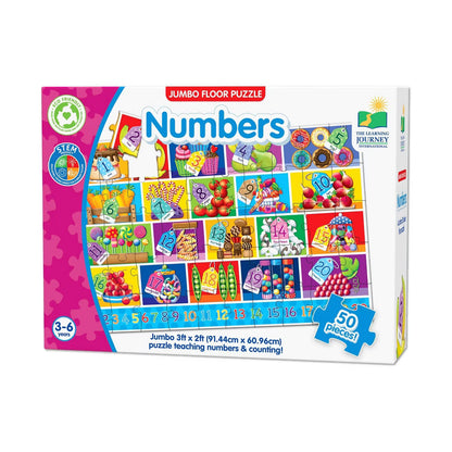 Jumbo Floor Puzzle - Numbers: 50pc