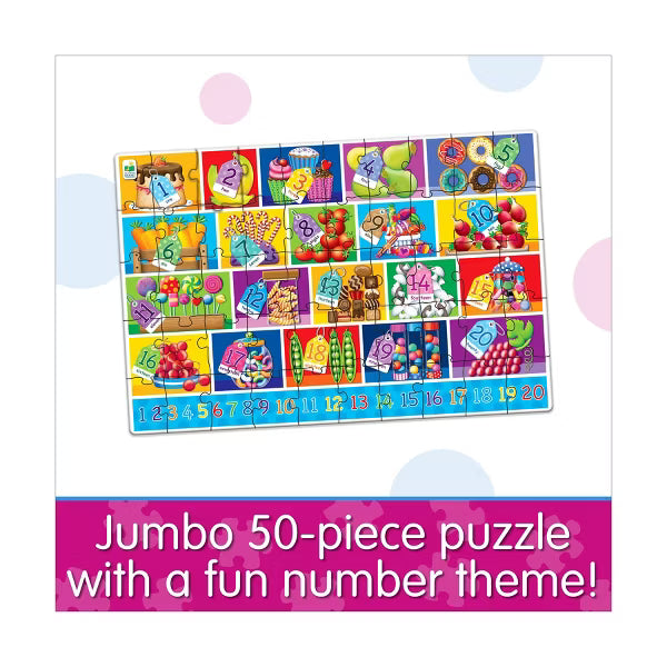 Jumbo Floor Puzzle - Numbers: 50pc