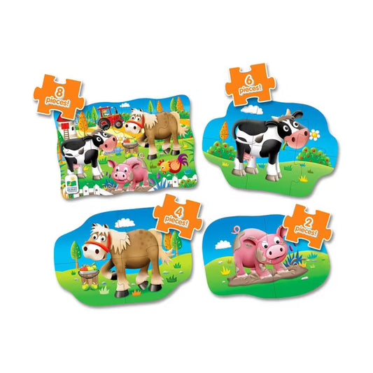 My First Puzzles - 4 In A Box - Farm 20pc Jigsaw Puzzle