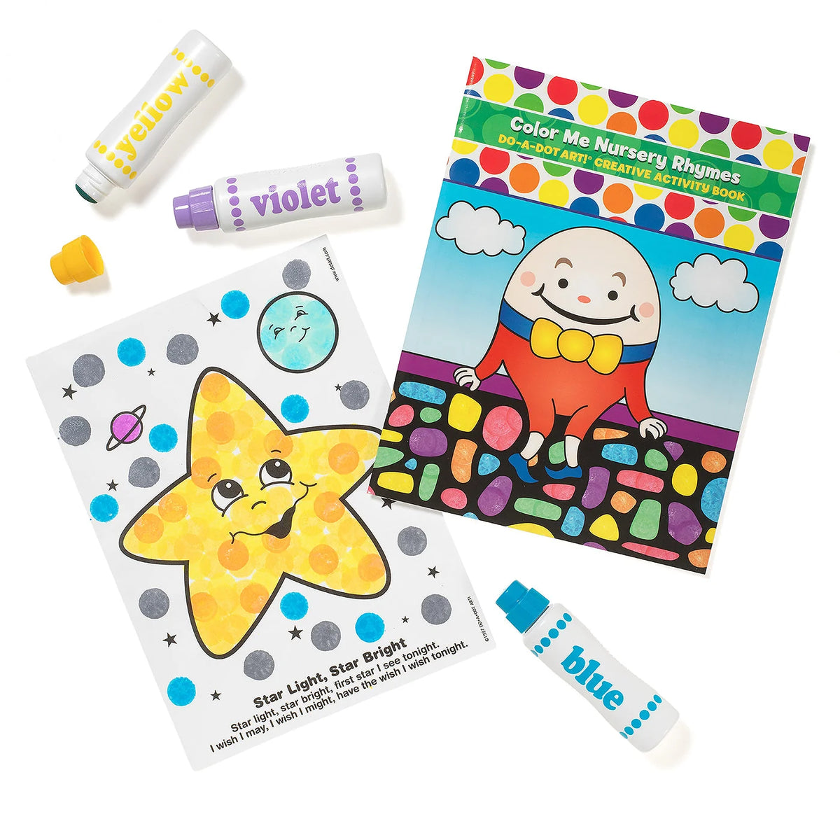 Color Me Nursery Rhymes Activity Book