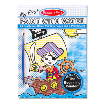 My First Paint With Water Kids' Art Pad With Paintbrush
