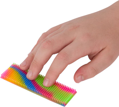 Silicone Zen Strips, Neon, Textured Fidget Strips, 2 Pack