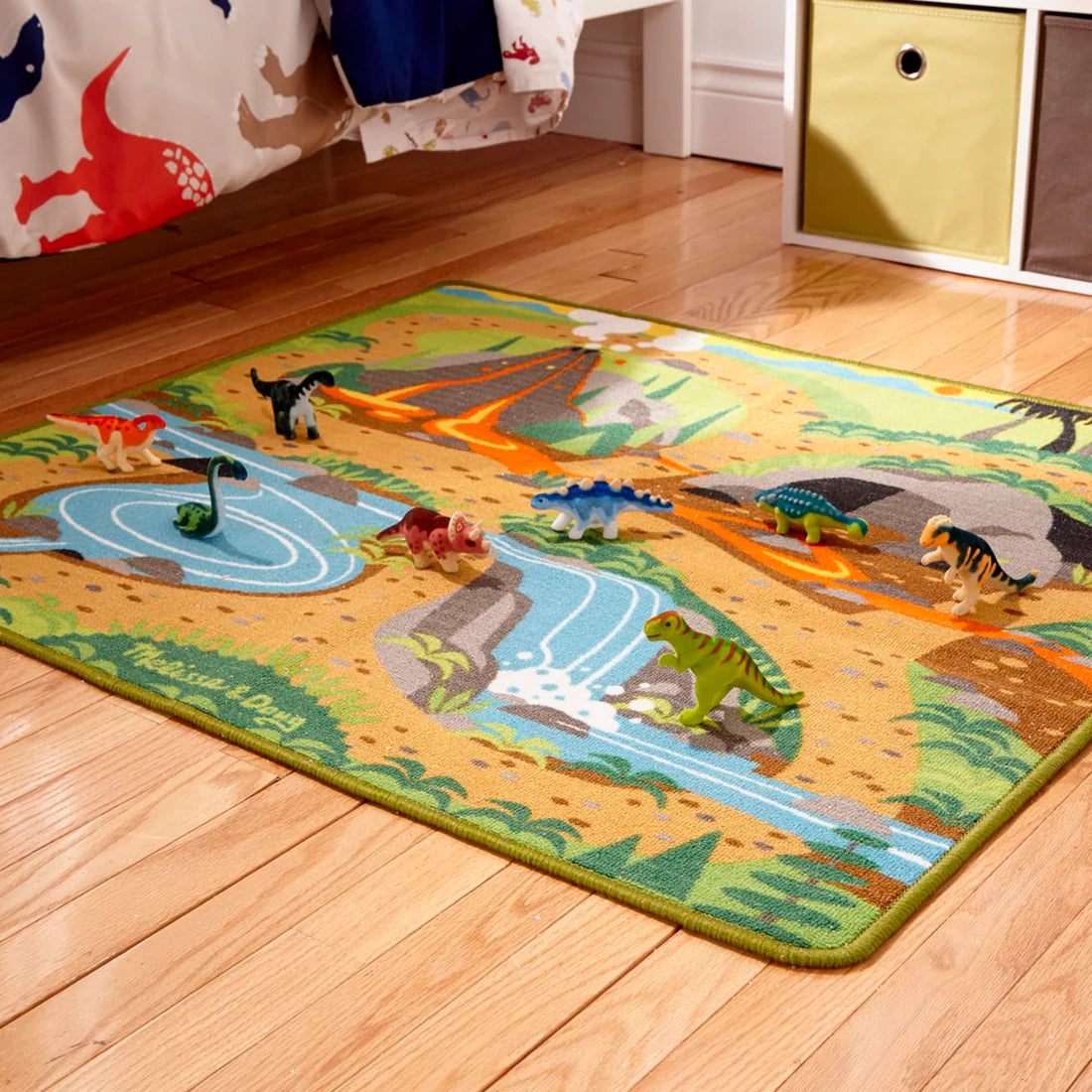 Prehistoric Playground Dinosaur Rug