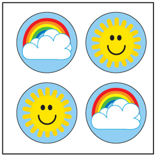 Rainbow/Sun Incentive Stickers