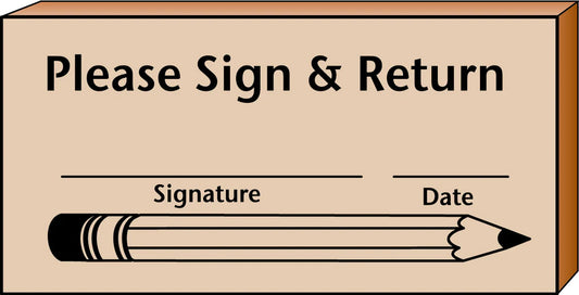 Teacher's Stamp - Sign & Return