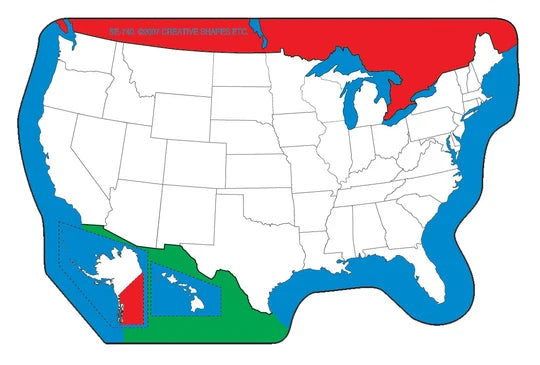 Mini Notepad - U.S. Map