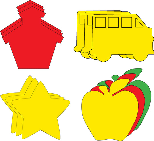 Large Cut-Out Set - School Days