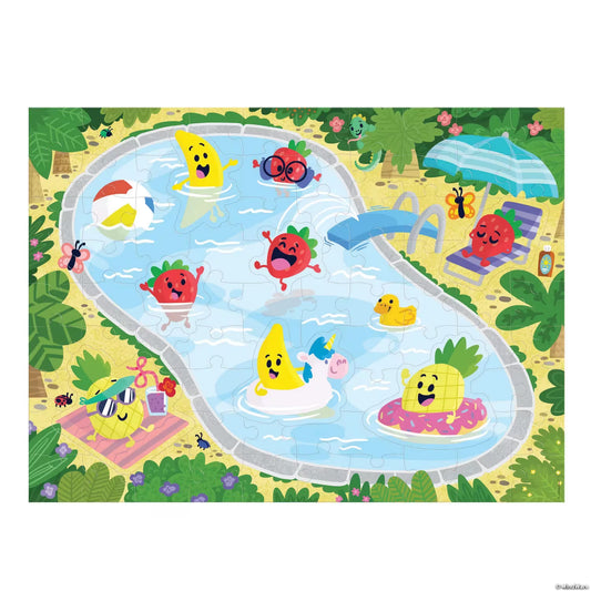 Scratch and Sniff Puzzle: Fruity Pool Party
