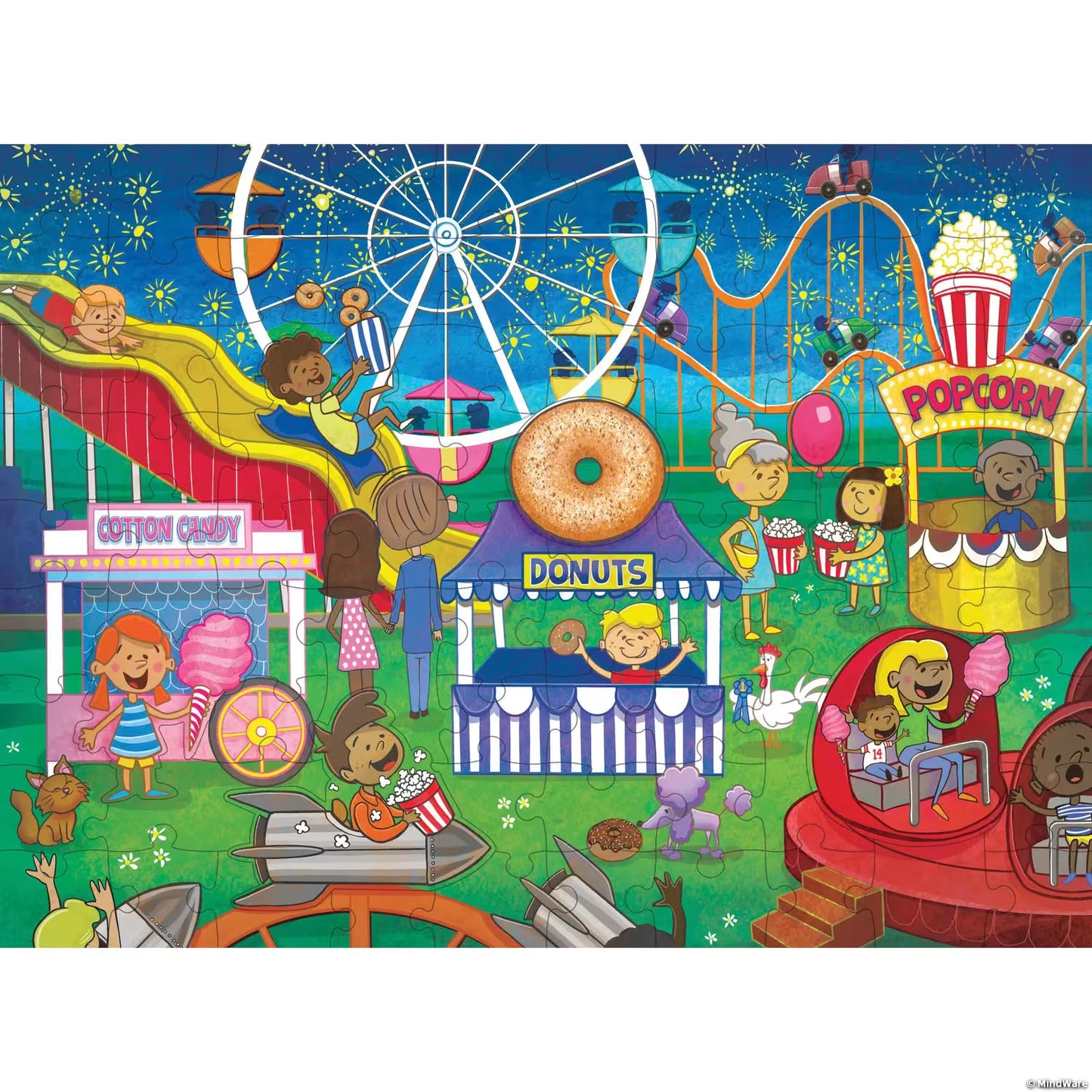 Scratch and Sniff Puzzle: Tasty Treats at the Fair
