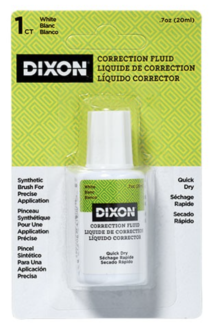 Dixon Correction Fluid
