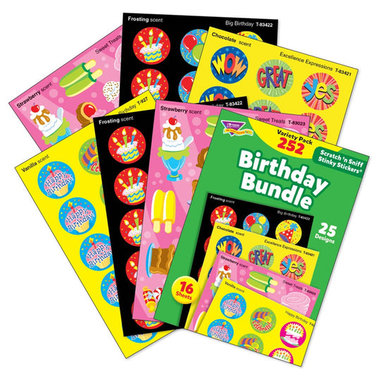 Birthday Bundle Stinky Stickers Variety Pack
