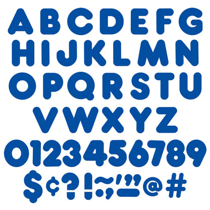 Royal Blue Casual Uppercase Ready Letters®
