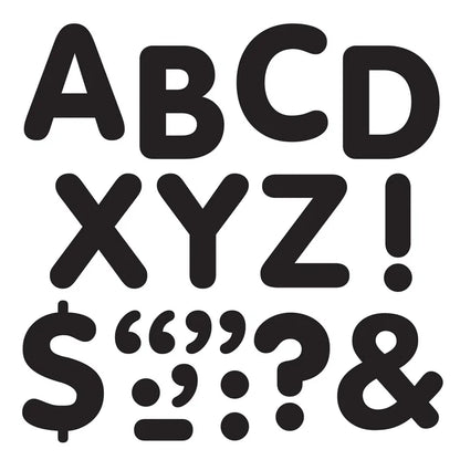 Black Letters STICK-EZE® Stick-On Letters