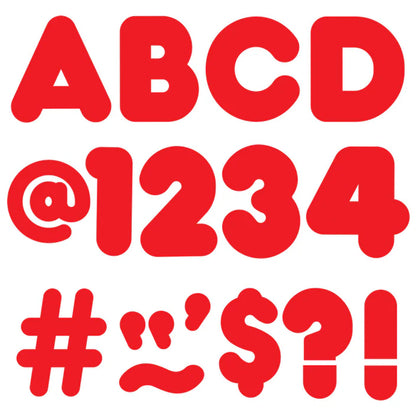Red Casual Uppercase Ready Letters®