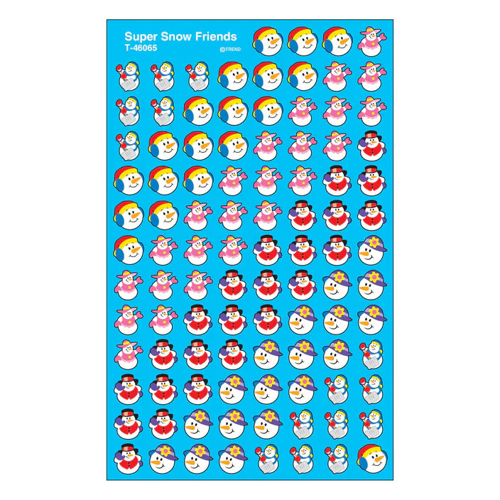 Super Snow Friends superShapes Stickers