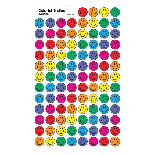 Colorful Smiles superSpots® Stickers