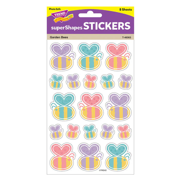 Good To Grow Garden Bees superShapes Stickers