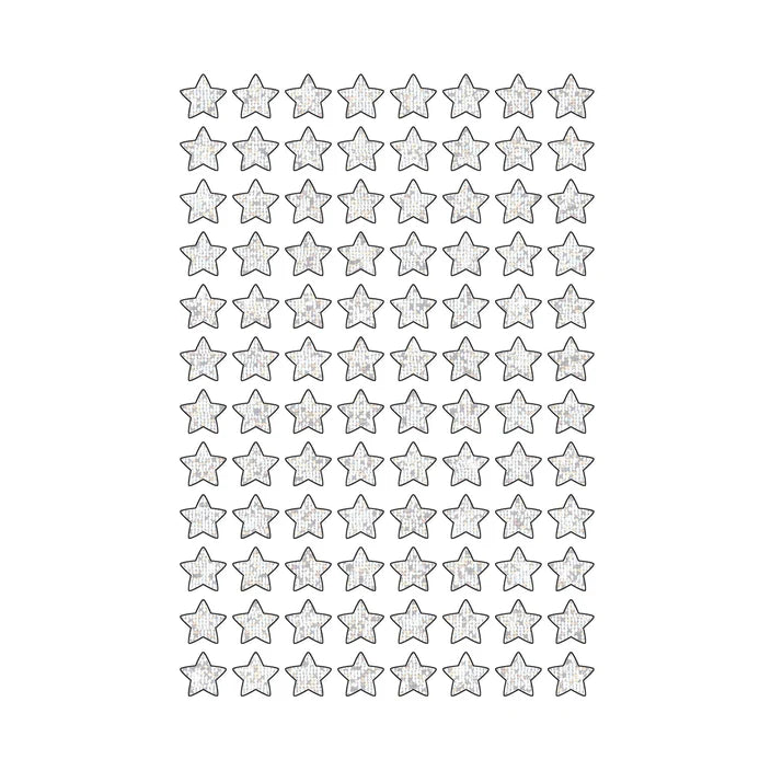 Silver Stars superShapes Stickers – Sparkle