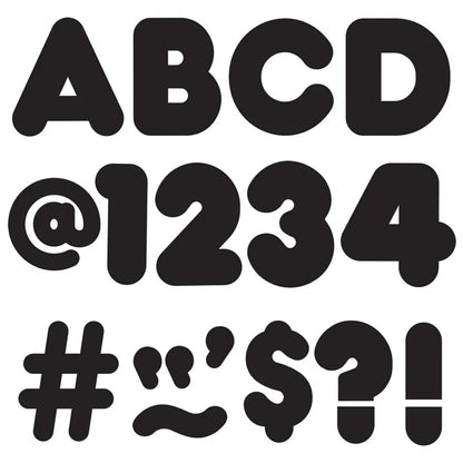 Black Casual Uppercase Ready Letters®