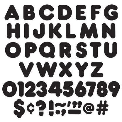 Black Casual Uppercase Ready Letters®