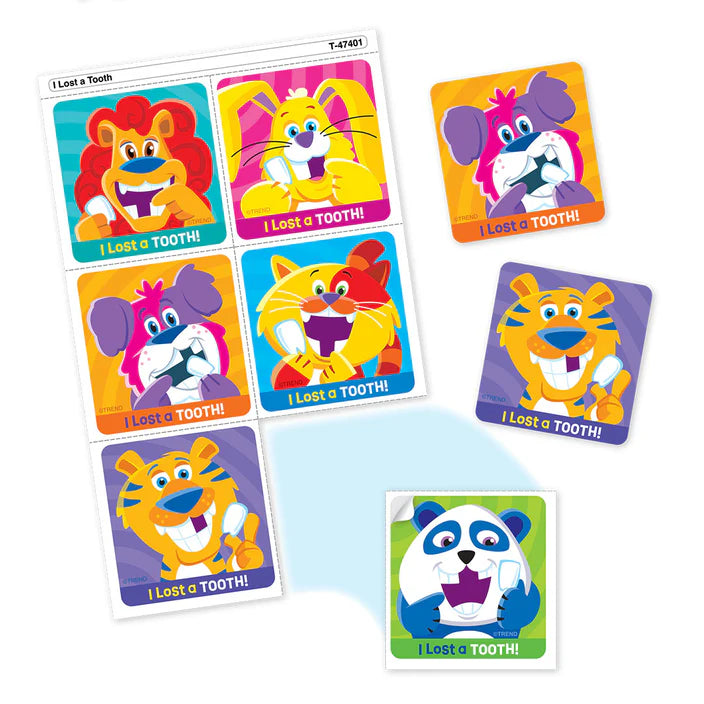 I Lost a Tooth Tear & Share Stickers™