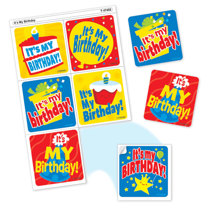 It's My Birthday Tear & Share Stickers™