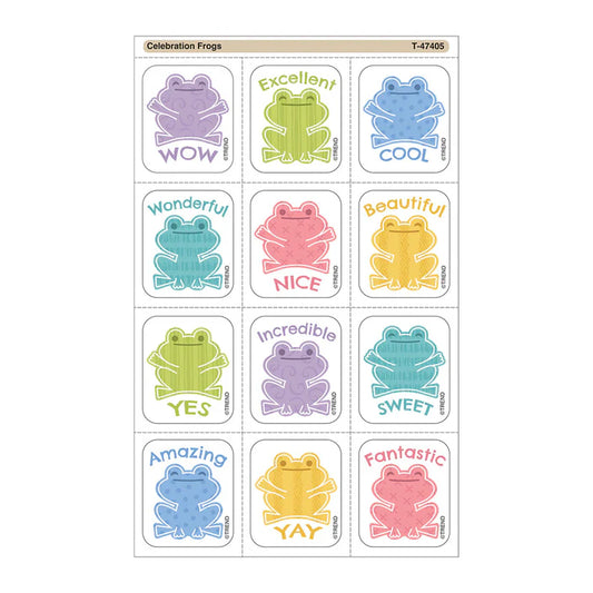 Good To Grow Celebration Frogs Tear & Share Stickers