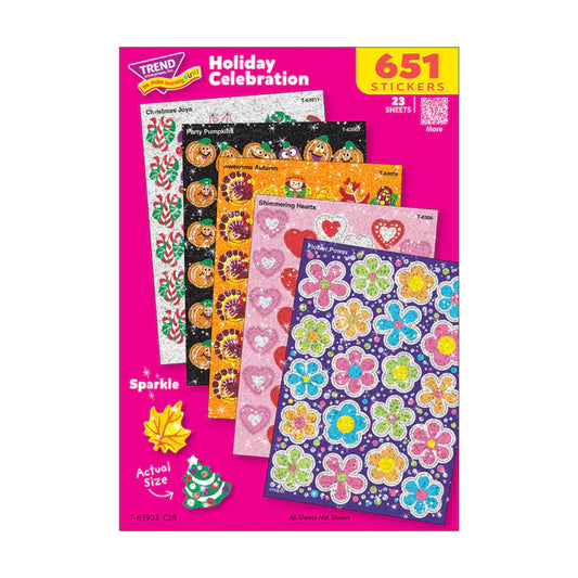 Holiday Celebration Sparkle Stickers® Variety Pack