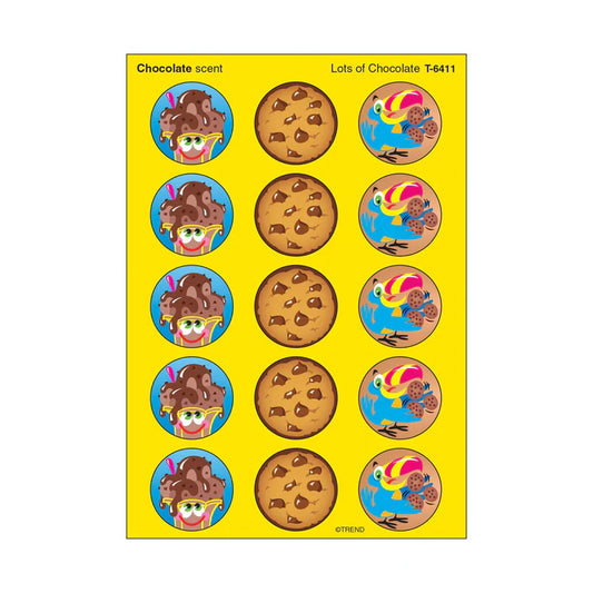 Lots of Chocolate, Chocolate scent Scratch 'n Sniff Stinky Stickers®