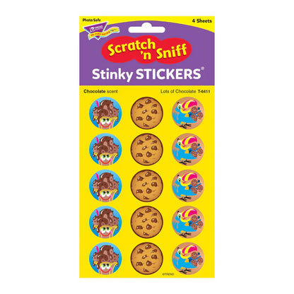 Lots of Chocolate, Chocolate scent Scratch 'n Sniff Stinky Stickers®