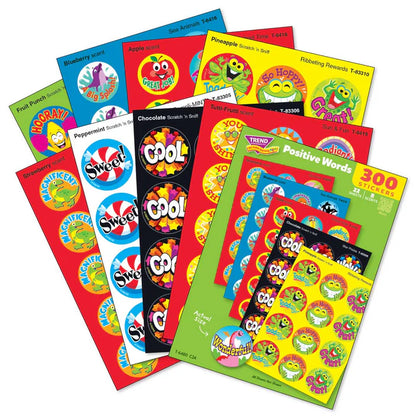 Positive Words Scratch 'n Sniff Stinky Stickers® Variety Pack