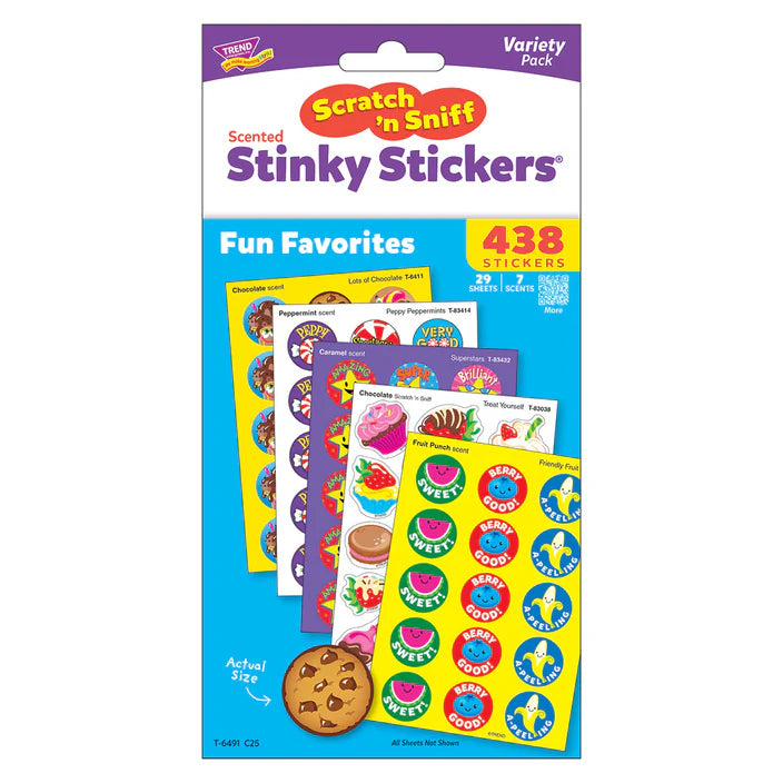 Fun Favorites Scratch 'n Sniff Stinky Stickers® Variety Pack