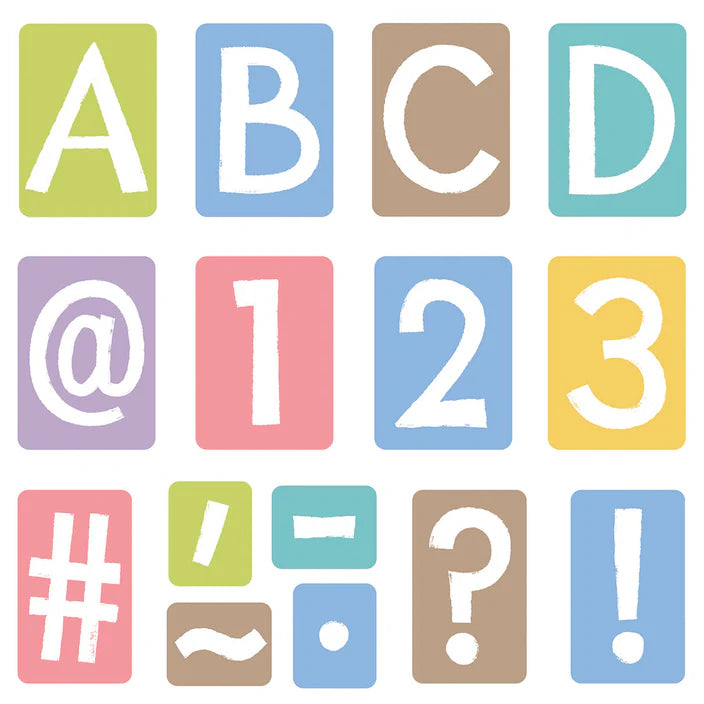 Garden Path Tiles Uppercase (English/Spanish) Ready Letters®
