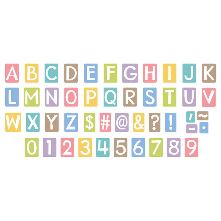 Garden Path Tiles Uppercase (English/Spanish) Ready Letters®