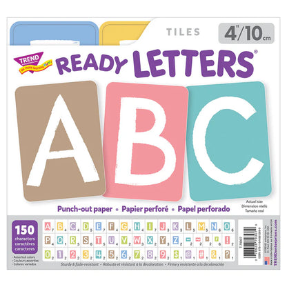 Garden Path Tiles Uppercase (English/Spanish) Ready Letters®
