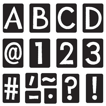 Black Tiles Uppercase (English/Spanish) Ready Letters®