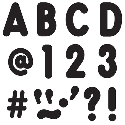 Black Billboard Uppercase (English/Spanish) Ready Letters®