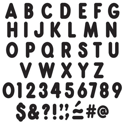Black Billboard Uppercase (English/Spanish) Ready Letters®