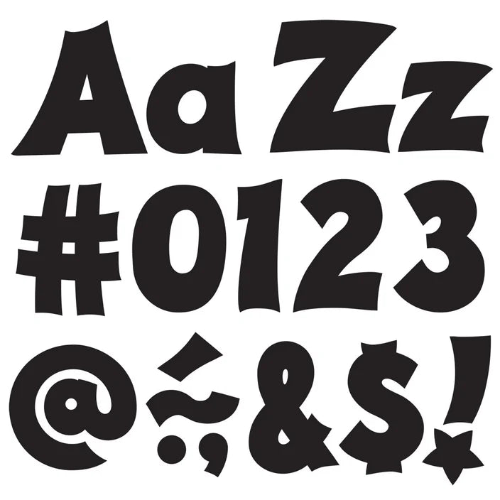 Black Friendly Uppercase/Lowercase Combo Pack (English/Spanish) Ready Letters®